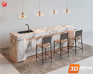 Kitchen island Skp Files